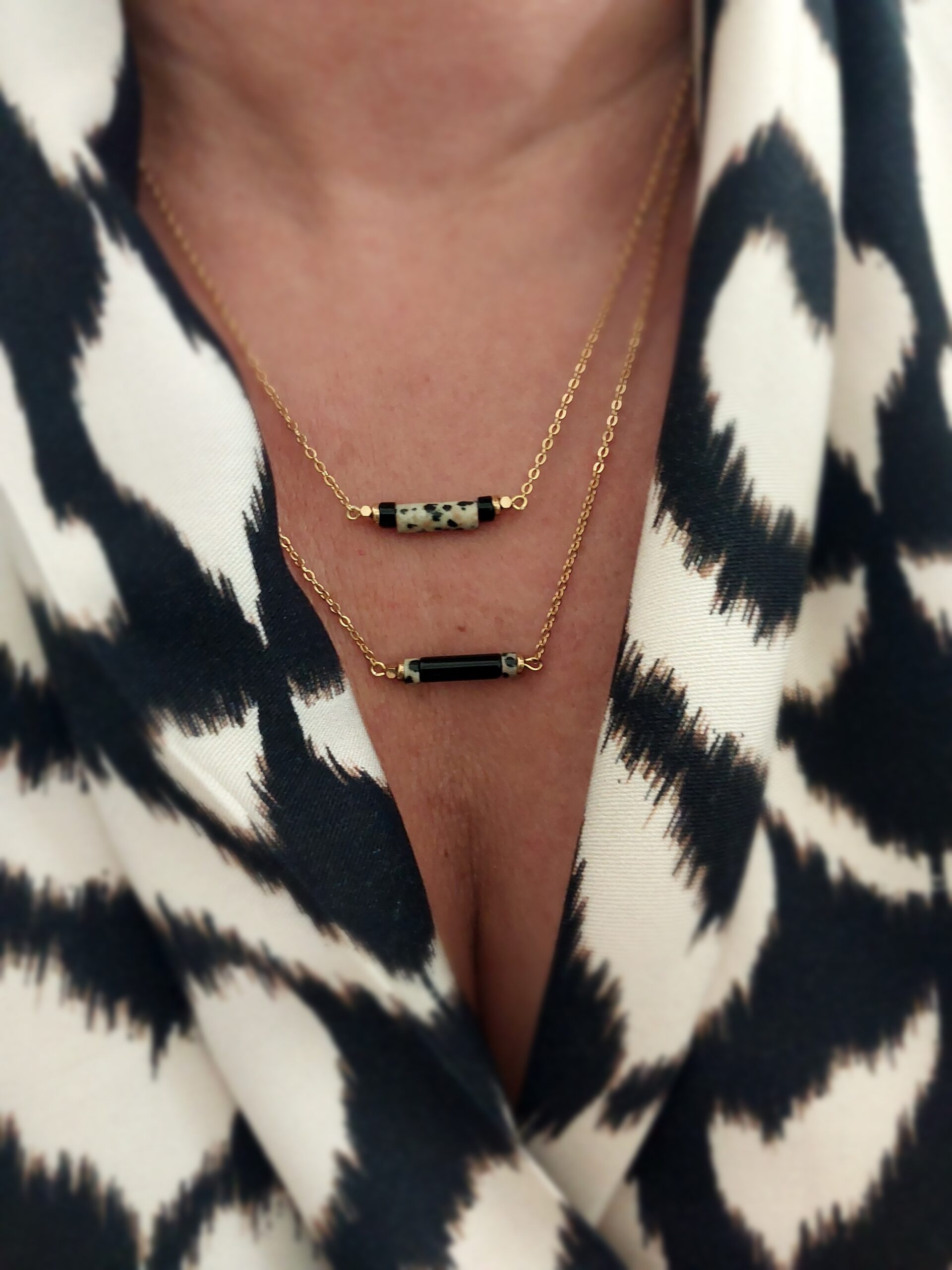 Collier Sables Dorés – Image 2